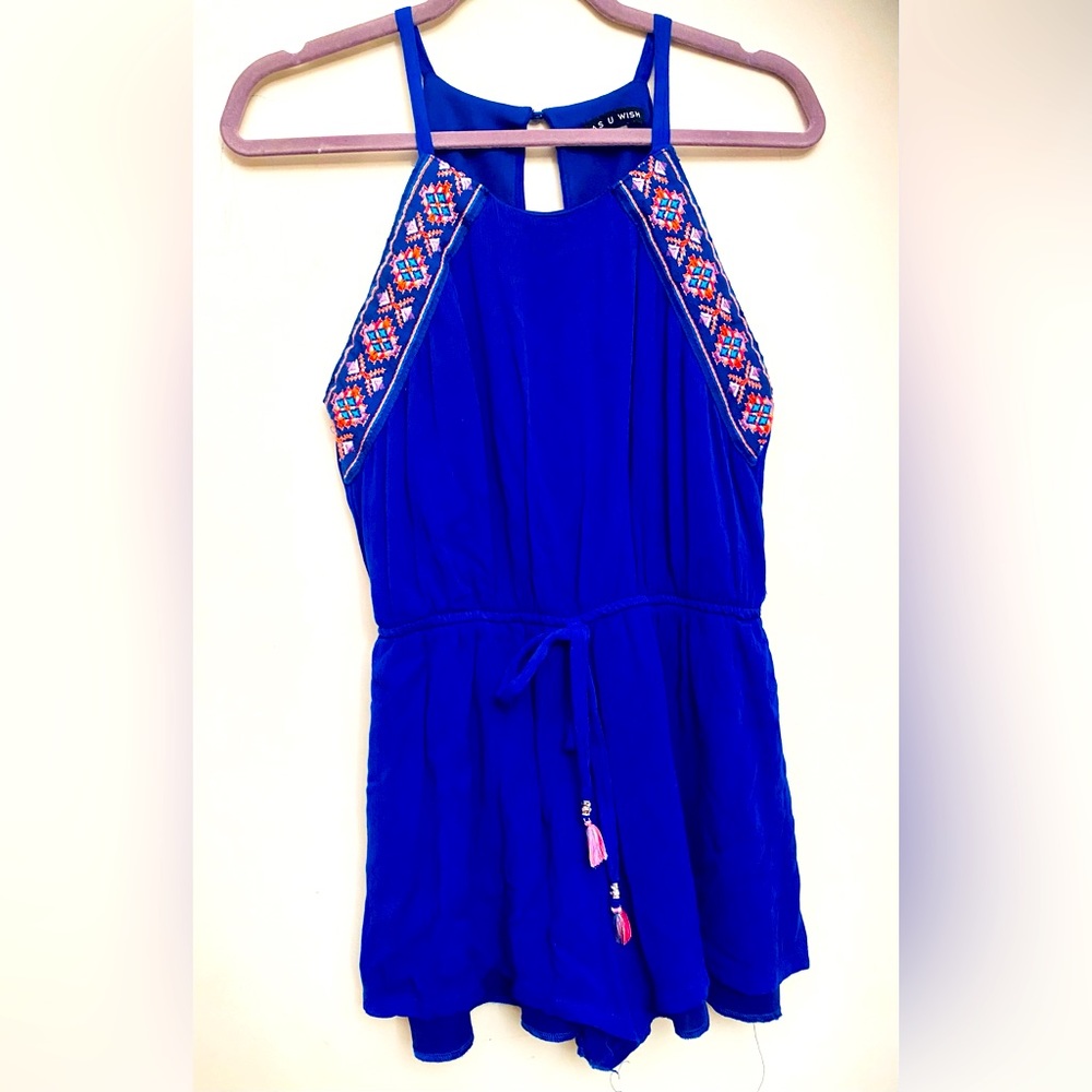 As I Wish - Blue Romper